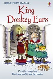 Tapa de King Donkey Ears (Usborne First Reading)
