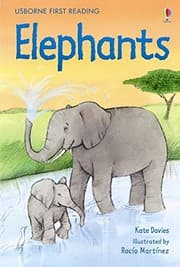 Tapa de Elephants (Usborne First Reading)