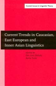 Tapa de Current trends in Caucasian, East European, and inner Asian linguistics
