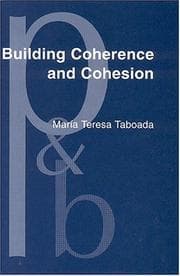 Tapa de Building coherence and cohesion