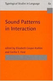 Tapa de Sound Patterns in Interaction