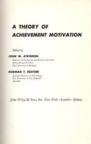 Tapa de A theory of achievement motivation