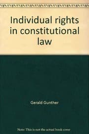 Tapa de Individual rights in constitutional law