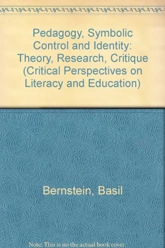 Tapa de Pedagogy, symbolic control, and identity