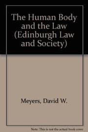 Tapa de The human body and the law
