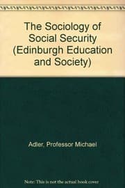 Tapa de The Sociology of social security