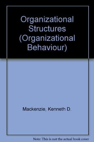 Tapa de Organizational structures