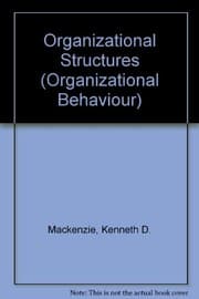 Tapa de Organizational structures