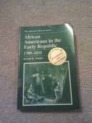 Tapa de African Americans in the early republic, 1789-1831