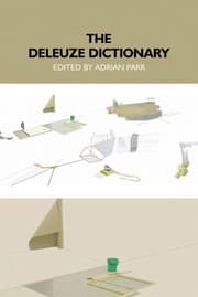Tapa de The Deleuze dictionary