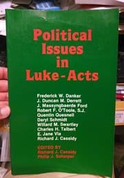 Tapa de Political issues in Luke-Acts