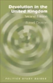 Tapa de Devolution in the United Kingdom (Politics Study Guides EUP)