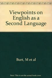 Tapa de Viewpoints on English as a second language in honor of James E. Alatis