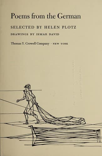 Tapa de Poems from the German
