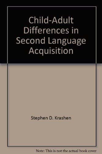 Tapa de Child-adult differences in second language acquisition