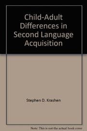 Tapa de Child-adult differences in second language acquisition
