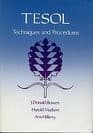 Tapa de TESOL techniques and procedures