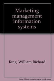 Tapa de Marketing management information systems