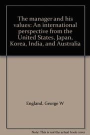 Tapa de The manager and his values