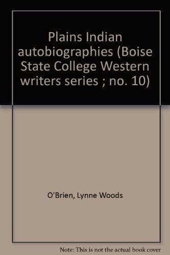 Tapa de Plains Indian autobiographies