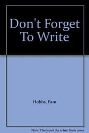 Tapa de Don't Forget To Write