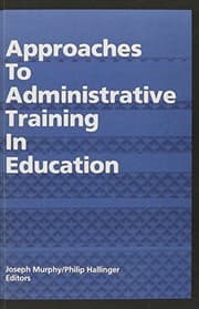 Tapa de Approaches to administrative training in education