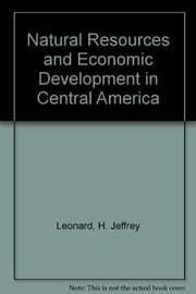 Tapa de Natural resources and economic development in Central America