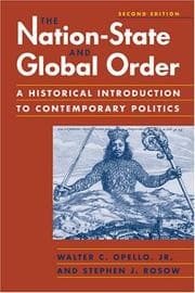 Tapa de The nation-state and global order