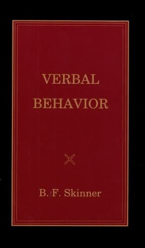 Tapa de Verbal behavior