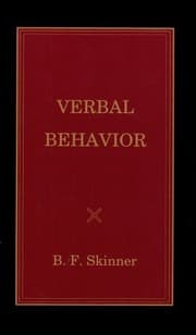 Tapa de Verbal behavior