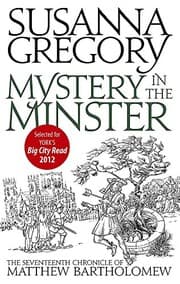 Tapa de Mystery in the Minster (Matthew Bartholomew Chronicles)