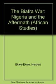 Tapa de The Biafra war