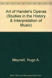 Tapa de The art of Handel's operas
