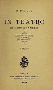 Tapa de In teatro
