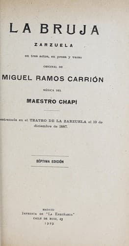 Tapa de La bruja