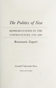 Tapa de The politics of size