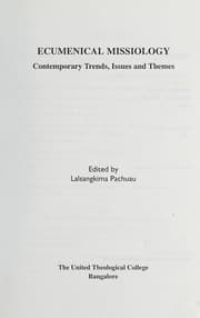 Tapa de Ecumenical missiology