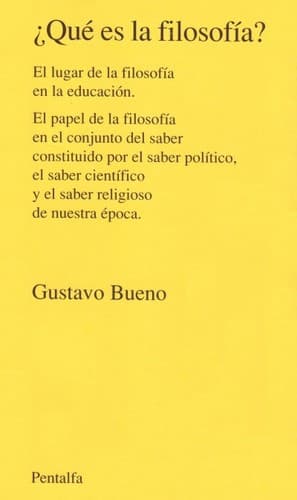 Tapa de ¿Qué es filosofía?