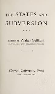 Tapa de The States and subversion