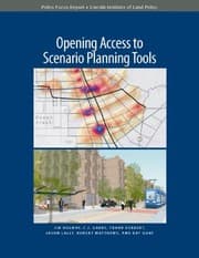 Tapa de Opening Access to Scenario Planning Tools (Policy Focus Reports)