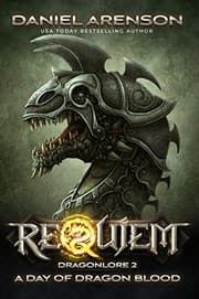 Tapa de A Day of Dragon Blood (Requiem: Dragonlore Book 2)