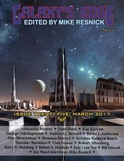 Tapa de Galaxy's Edge Magazine: Issue 25, March 2017
