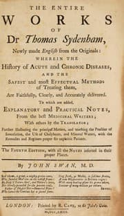 Tapa de The entire works of Dr Thomas Sydenham, newly made English from the originals