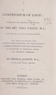 Tapa de Artis logicae compendium