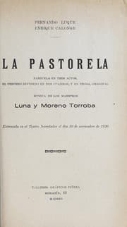 Tapa de La pastorela