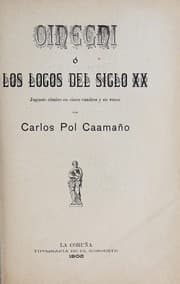 Tapa de Oinegni, o, Los locos del siglo XX