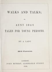 Tapa de Walks and talks, or, Aunt Ida's tales for young person