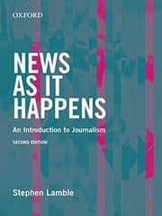 Tapa de News as it Happens: An Introduction to Journalism