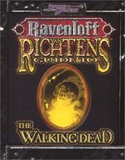 Tapa de Van Richten's Guide to the Walking Dead