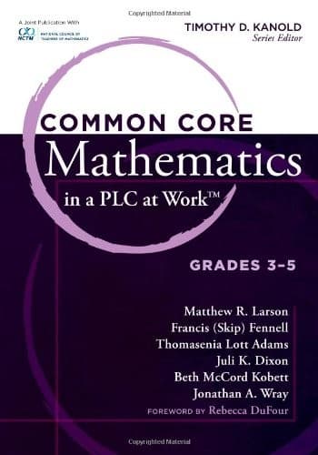 Tapa de Common core mathematics in a PLC at work